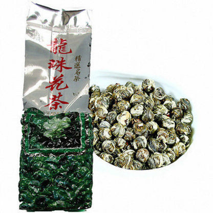Jasmine Dragon Pearls Green Tea Premium Organic Flower Scented Tea 250g