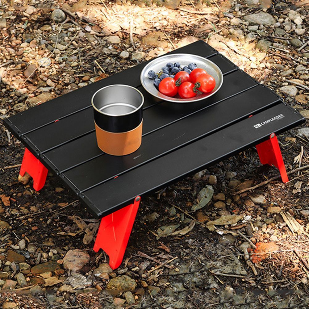 2/1pcs Camping Mini Foldable Table Ultralight Aluminum Alloy Outdoor Table Sey