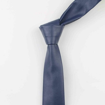 Men's Fashion Leather Patchwork Ties 144x5.5cm Wedding Party Women Adult Necktie