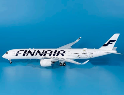 1:200 34CM JC Wings FINNAIR AIRBUS A350-900XWB Passenger Airplane Diecast Model
