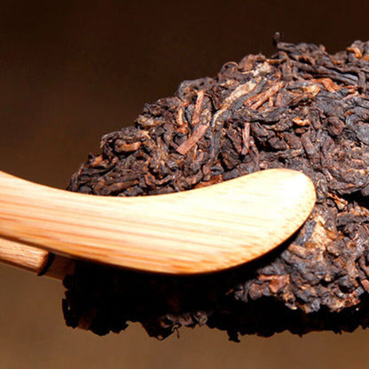200g Top Yunnan Pu'er Tea Palace Pu'er Cooked Tea Cake Chinese Black Tea Health