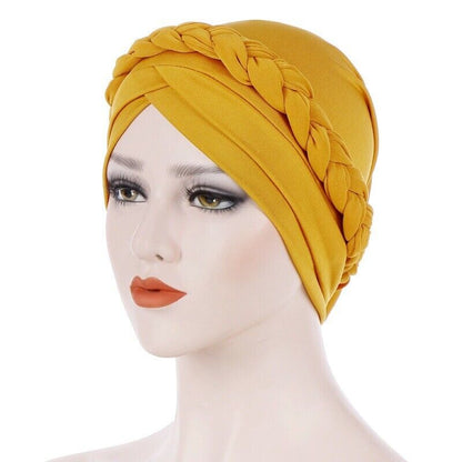 Turban Hat Hat Baotou Hat Caps Head Wearing Comfort Beautiful Colorful Fashion