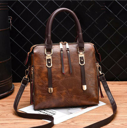 Women's PU Leather Handbags Crossbody Bag Tote Messenger Ladies Shoulder Purse