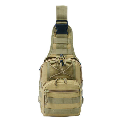 Men Molle Pouch Tactical Chest Shoulder Sling Bag Bum Pack Cross Body Backpack