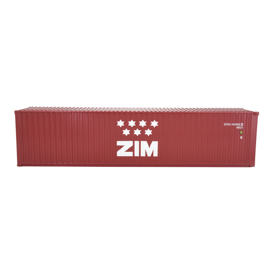 1:50 ZIM 40GP Metal Shipping Container Model Toy Home Office Decor Gift