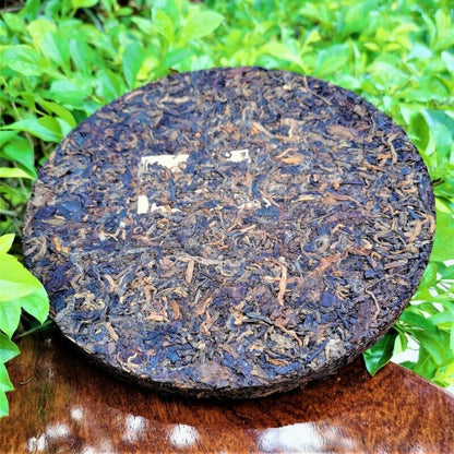 357g Zhonghong Yin Yiwu Zhangxiang Pu'er Ripe Tea Yiwu Daye Pu'er Ripe Tea Cake