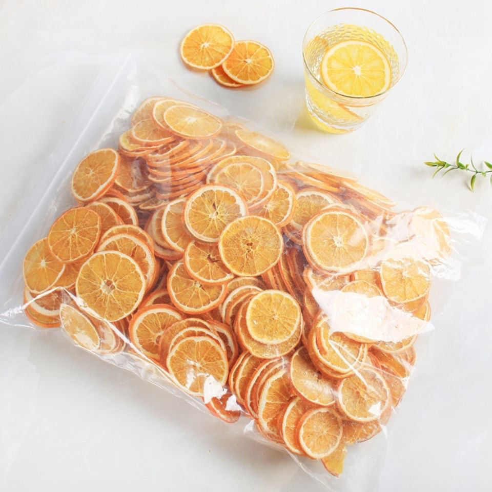 Dried Orange Slices, Plant Based Decors, 100% Naturally Dried Orange Fruit Tea