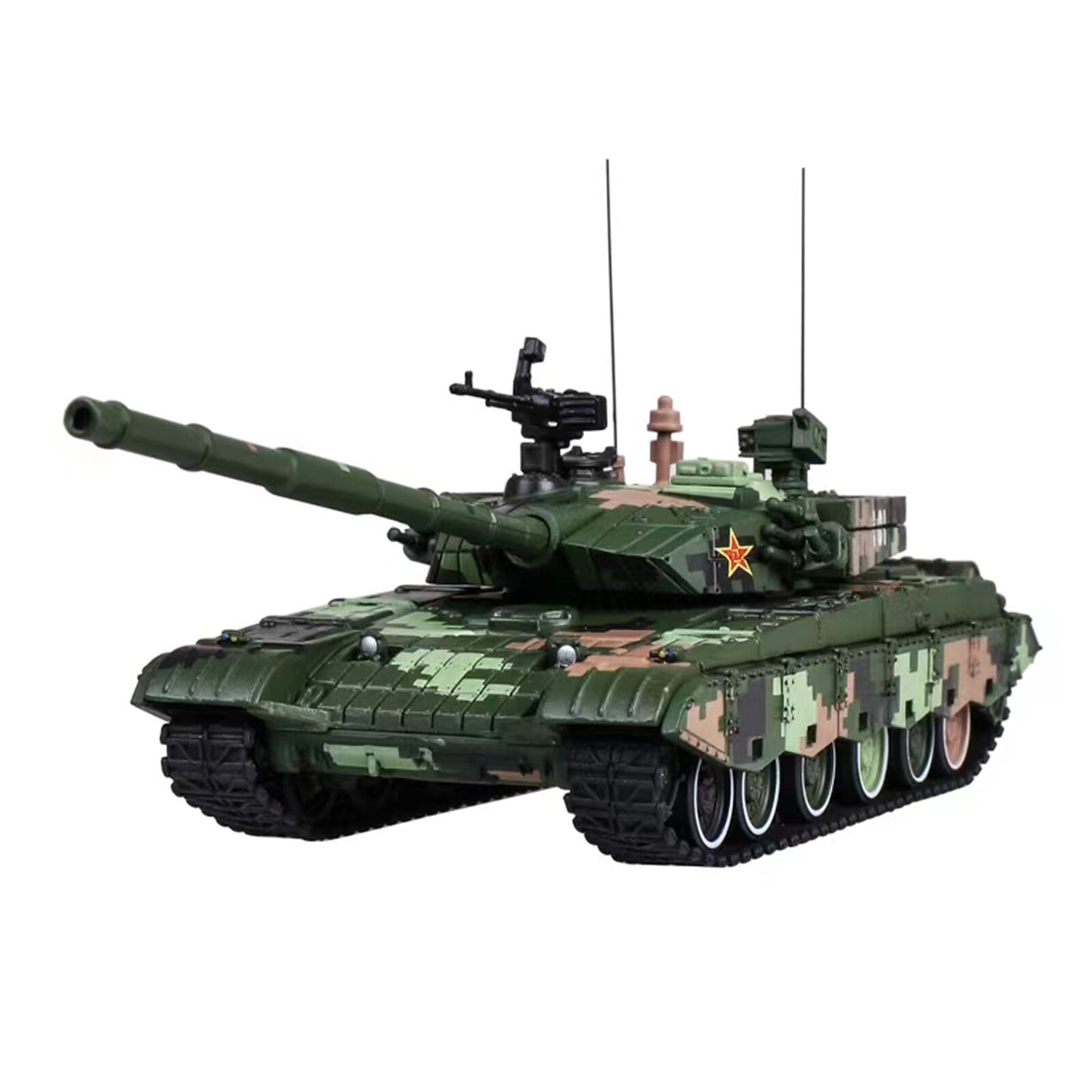 1:72 China ZTZ 99A Main Battle Tank Armored Model Vehicle Military Ornament Gift