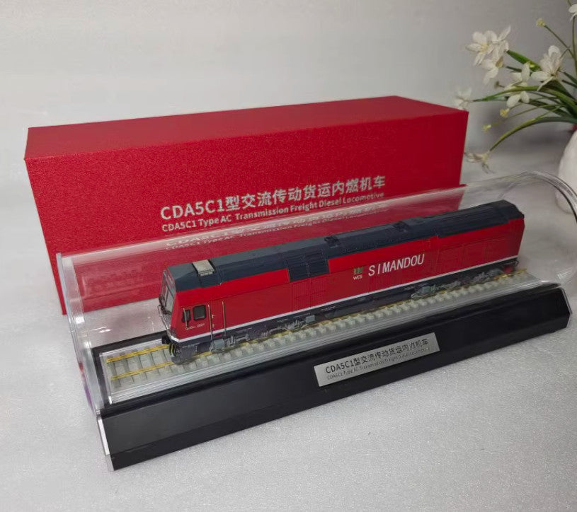 1:87 SIMANDOU CDA5C1 Type AC Transmission Freight Diesel Locomotive DiecastModel