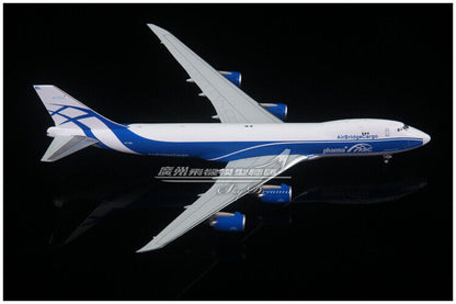 1:400 JC Wings AirBridgeCargo BOEING 747-8F Aircraft Diecast Airplane Model