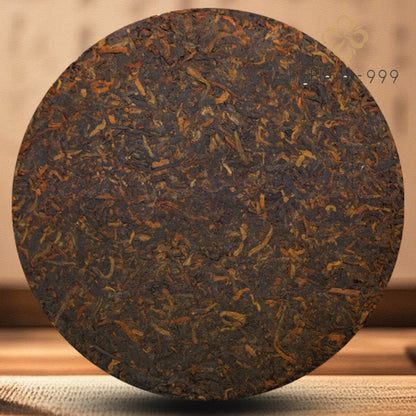 357g Aged Ripe Puer Tea Cake 2019 Bulang Mountain Menghai Yunnan Tea