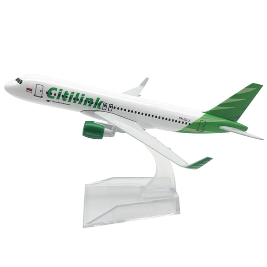 1/400 15cm Aircraft Indonesia Citilink A320 Alloy Plane Model Diecast Airplane e