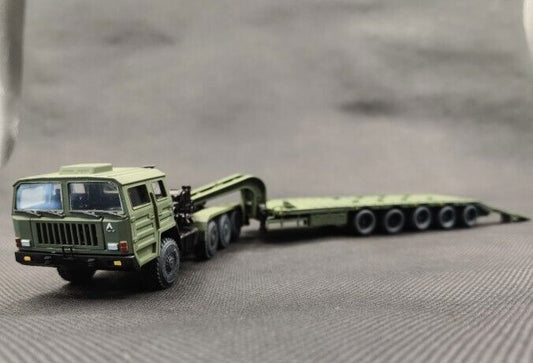 1/72 China Army Tai 'an TA4410 tank Trailer Army Green Painted Finished Model