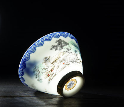 Chinese Kungfu Tea Set Porcelain Cup Of Tea China Tea Cup Jingdezhen Tea Cups