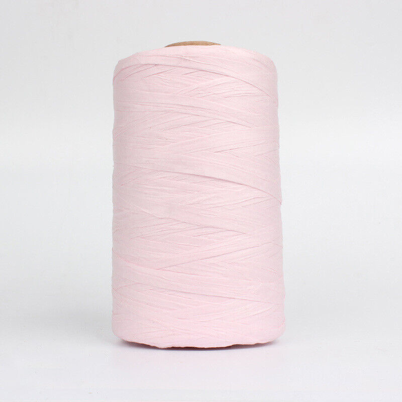 280M Organic Raffia Straw Rope Paper Yarn Crochet Knitting DIY Summer Hat Bag
