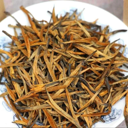 Yunnan Black Tea Dian Hong Gold Needle Jinya Golden Monkey Chinese Tea 250g
