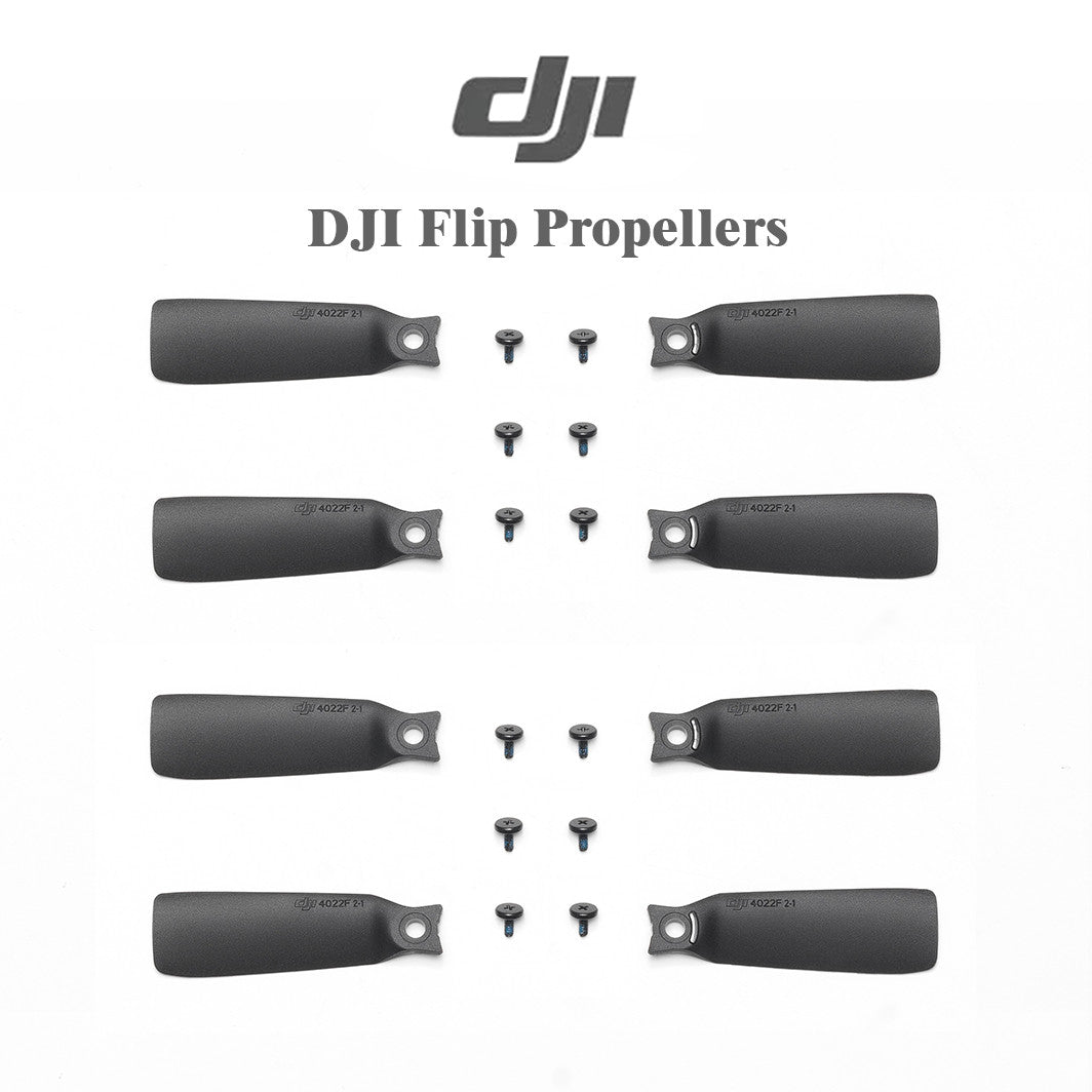 DJI Flip Propellers – Low Noise, Balanced, 4.0×2.2", 2 Pairs + Screws, Flip Only