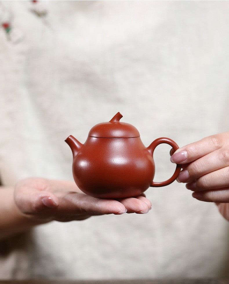 160ml Handmade Tea Pot Real Yixing Zisha Zhu Ni Clay Master Pot Kungfu Teapots