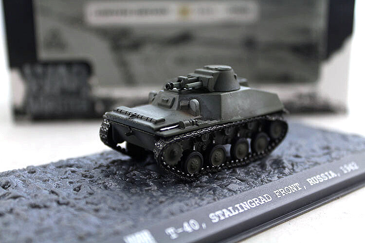 RUSSIAN T-40 1/72 DIECAST MODEL FINISHED TANK WAR MASTER