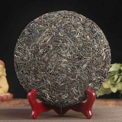 357g Top-Grade Yunnan Yiwu Ancient Tree Pu'er Tea Cake High Quality Cha Tea