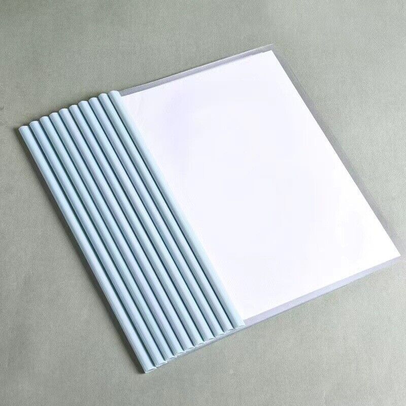Plastic A4 Folder Draw 10pcs Rod Folder Waterproof File Bag Document Protection