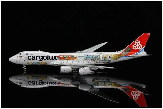 1:400 JC Wings Cargolux BOEING 747-8F Airfreighter Plane Diecast Airplane Model