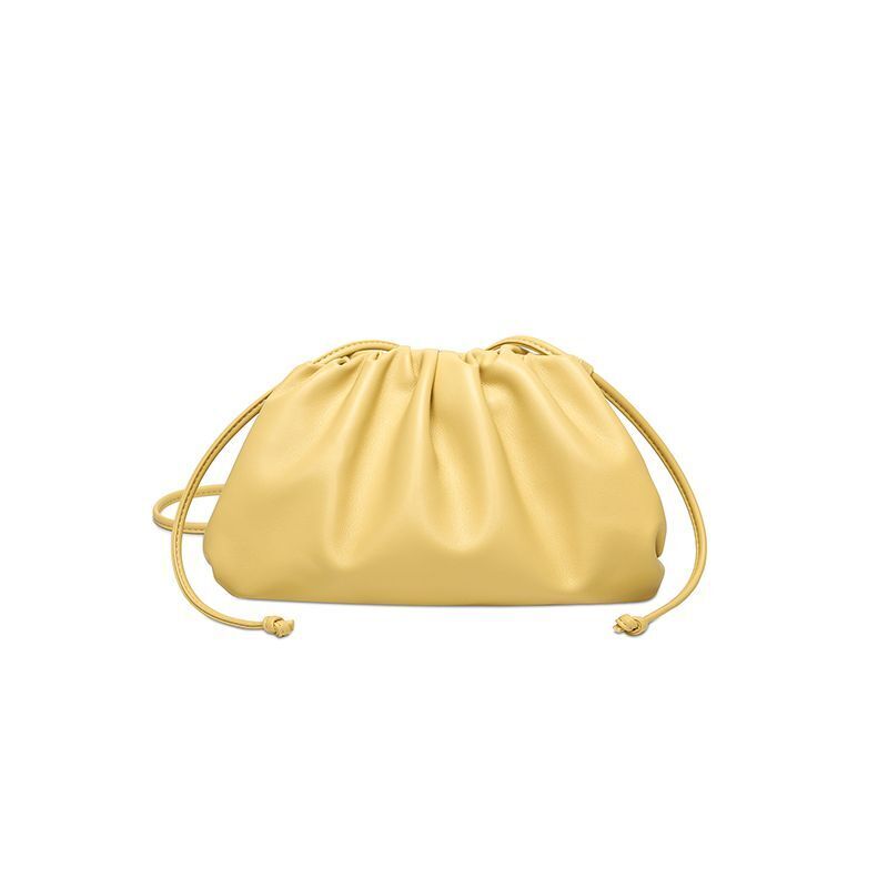 Polyester Pouch Dumpling Cross body Bag Cloud Handbag Soft Clutch Shoulder Purse