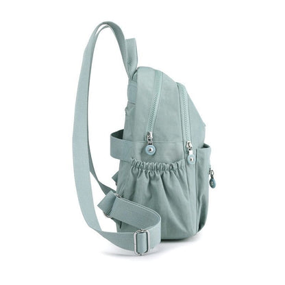 Women Waterproof Nylon Backpack Shoulder Bag Multi-functional Travel School Bags