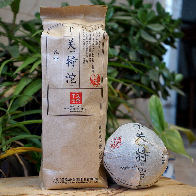 XIAGUAN Brand Xia Guan Te Tuo Pu-erh Tea Tuocha 2017 Raw Pu'er Puer 500g Bag