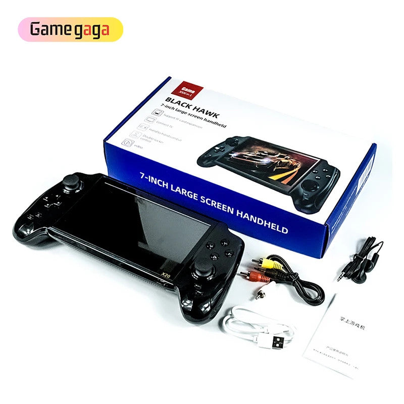 X20 Handheld Game Player 7' Screen Retro Gaming Consoles For Portable Video Game