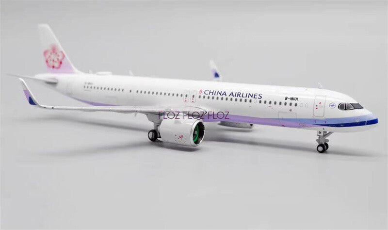 for JC Wings for China Airlines for Airbus A321Neo B-18101 1:400 Aircraft Model