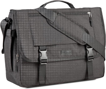 Messenger Bag Men, ChaseChic Business Satchel Briefcase Shoulder Black
