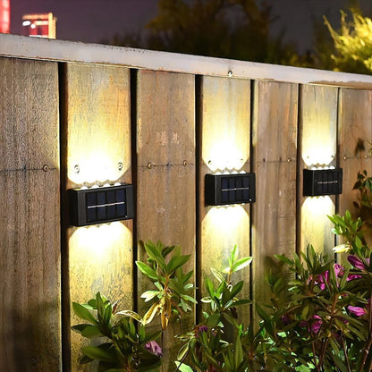Solar Wall Lights Outdoor – Modern LED Porch & Garden Lamp