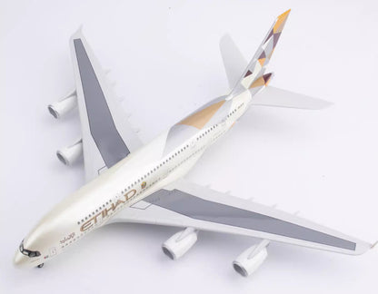 46CM 1:160 ETIHAD AIRBUS A380 Passenger Plane Landing Gear Resin Aircraft Model