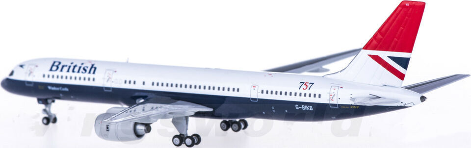 1:400 NG Model British Airways BOEING 757-200 Passenger Aircraft Diecast Model