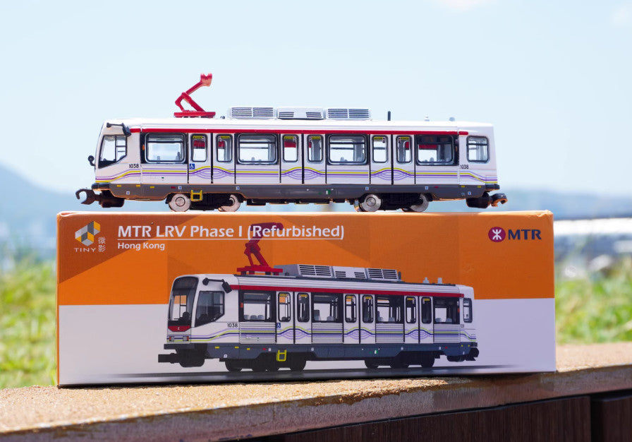 1/120 Mtr17 Light Rail Kowloon Canton Railway Model Railway Subway Ornament
