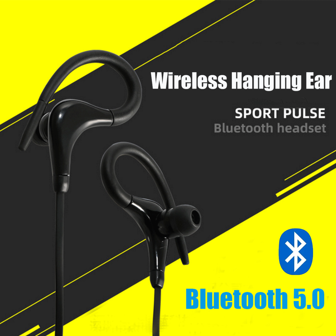 Ear Hook Headphone Wireless Bluetooth 5.0 Headphones Noise Canceling Earbuds