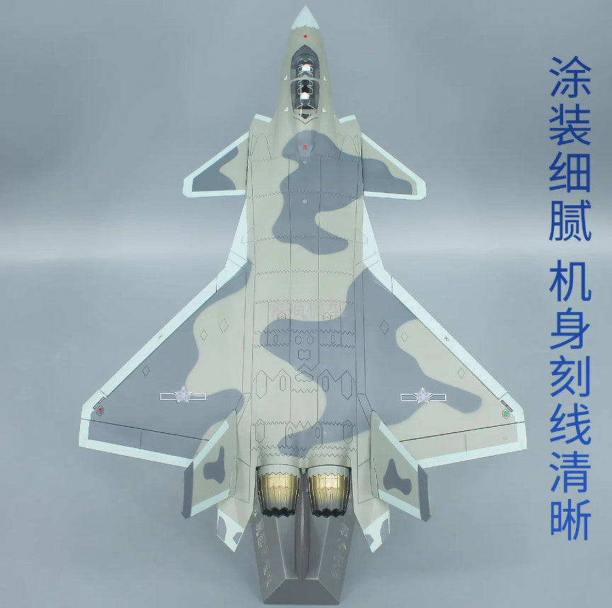 45CM 1:48 J-20S Stealth Fighter Aircraft Plane Diecast Military Airplane Model