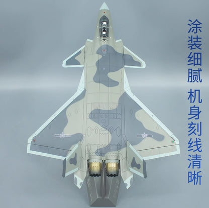 45CM 1:48 J-20S Stealth Fighter Aircraft Plane Diecast Military Airplane Model