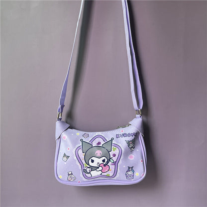Kuromi My Melody Pompompurin Cinnamoroll PU Crossbody Shoulder Bag Shoulder Bag