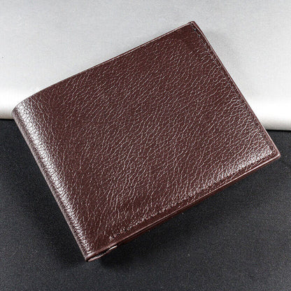Card Bag Horizontal Wallet Purse Change Wallet Men's Short Wallet Card Pack PU
