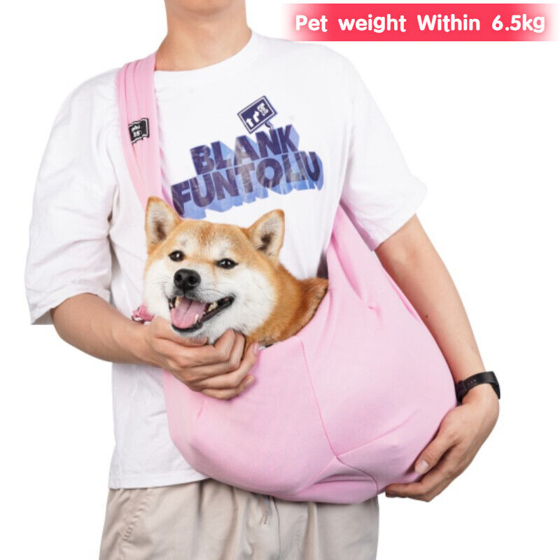 Pet Carrier Bag Cats Puppy Outdoor Travel Dog Shoulder Bag Cotton Sling Handbag