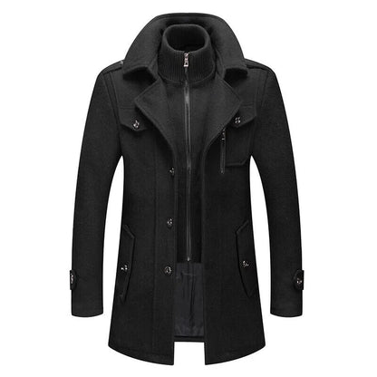Autumn Winter Men Wool Coat Coat Wool Coat Male Casual Overcoat Clothing
