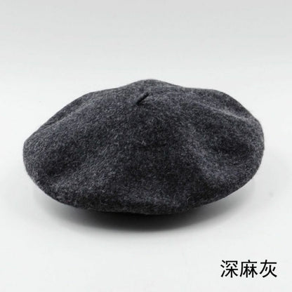 Berets Hat 100% Pure Wool French Artist Women Painter Vintage Warm Walking Cap
