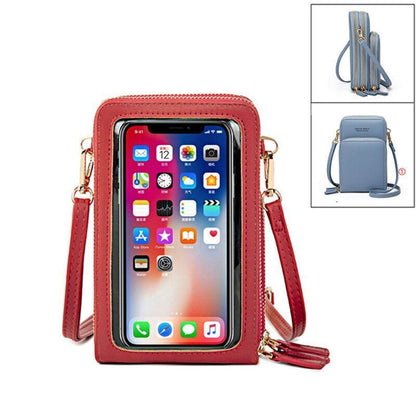 Women Leather Shoulder Bags Large Capacity Crossbody Bags Handbag Phone Purse