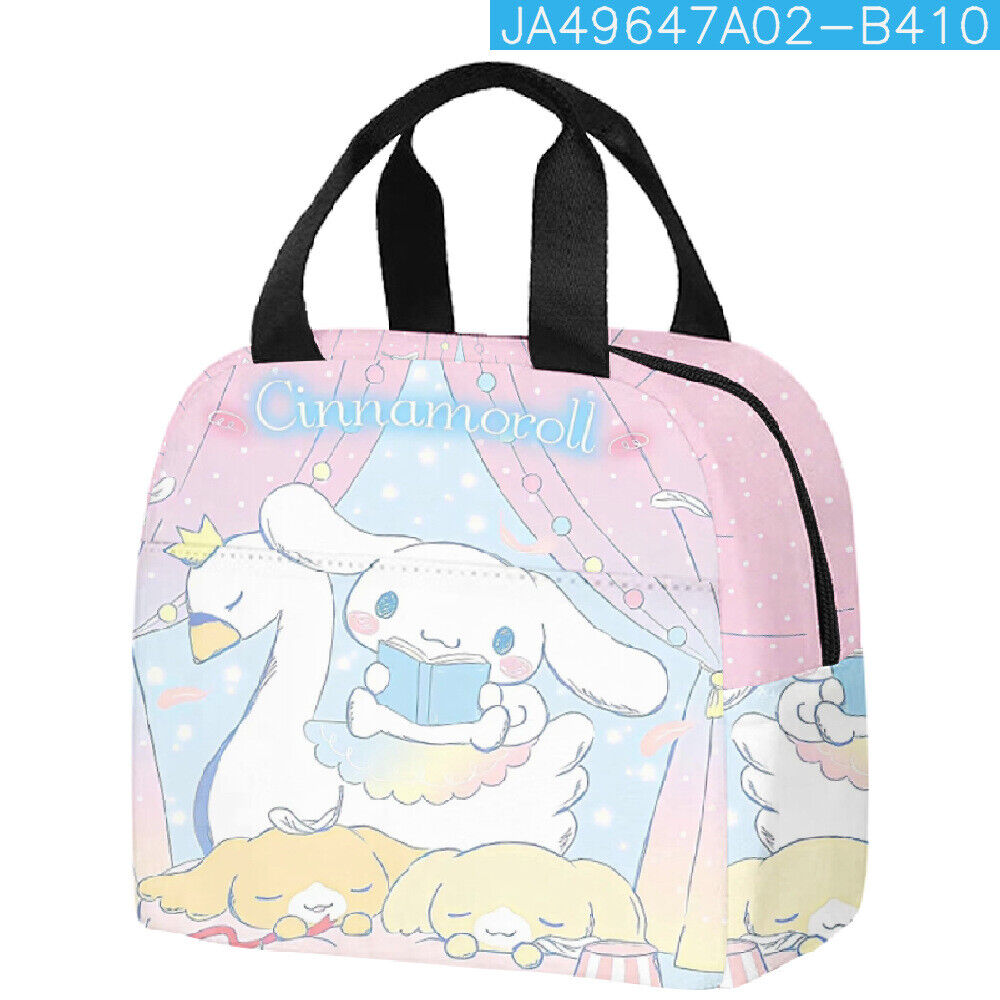 Cinnamoroll Insulated Lunch Bag Handbag Thermal Leakproof Insulated Lunch Box