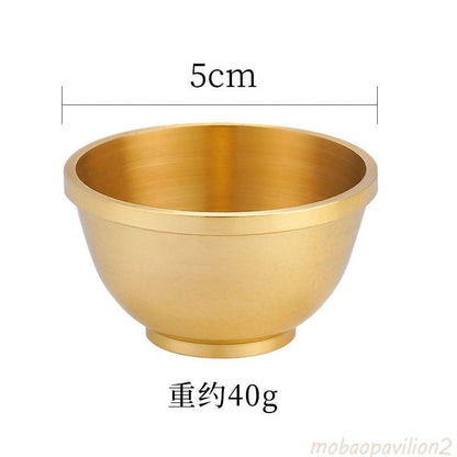 1pc New Copper Water Supply Cup Tea Cup Offering Buddha Purified Water Cup