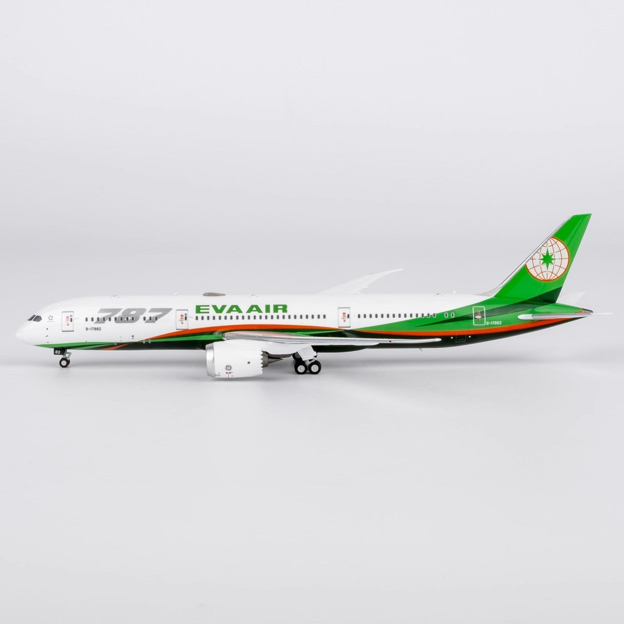 1:400 NGmodels EVA Air Boeing 787-9 Passenger Airplane Diecast Plane Model