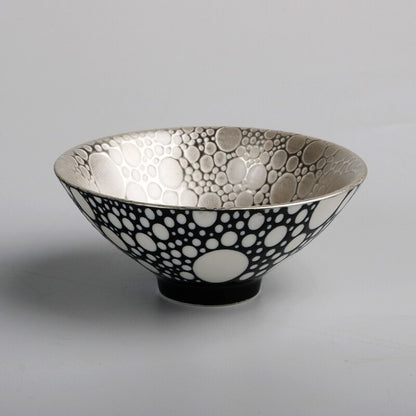 8.5cm Handmade Gilt Silver Tea Cup Ceramic Kung Fu Tea Cup Tea Cup 60ml