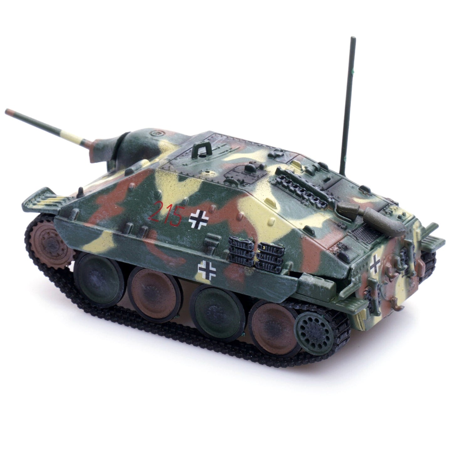 1:72 Scale WWII German Army Sd.Kfz.138/2 Hetzer Tank Finished Model Toy Gift